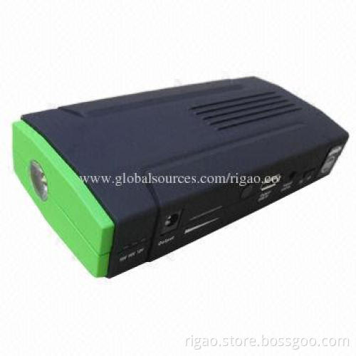 12,800mAh Ultra Portable Lithium-polymer Jump Starter Power Bank Car Kit
